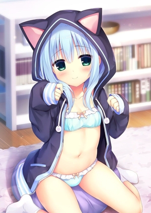 貧乳の萌えイラスト