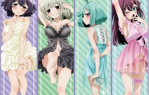 『魔法少女にあこがれて』女の子のえっちなスケスケランジェリー姿のエロイラストグッズ！