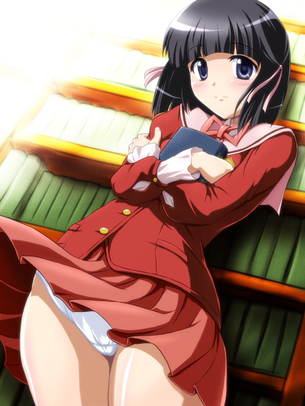 【純白ぱんつ】無垢な白さがエロ眩しいｗ　魅惑の白パンツ画像集 Part.07【二次パンチラ】