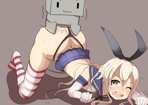 【艦隊これくしょん／艦これ】未成熟ボディのスピードスターｗ 島風（ぜかましちゃん）エロ萌え画像集 其之四【二次ちっぱい＆食い込む紐ぱん】