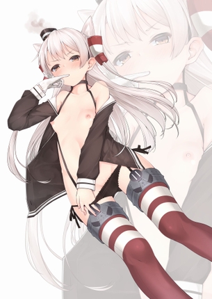 脱ぎかけパンツ、脱がすか脱がさないか。これは新しい戦争になりますわwっていう二次元エロ画像