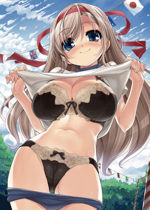 いきなり衣装たくし上げてブラジャーとかパンツとか見せてくる女の子ってどうですか？大好きですよね！