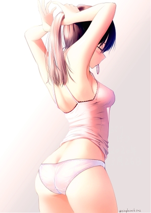 【2次】ポニーテールの可愛い女の子のエロ画像その14