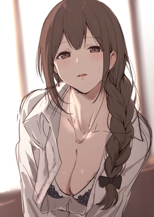 【2次】おっぱいの谷間が素敵な女の子のエロ画像その39