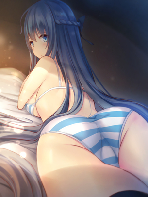美少女が下着姿を晒してる二次元エロ画像まとめ。裸じゃないのにえっちなのが最高過ぎる！