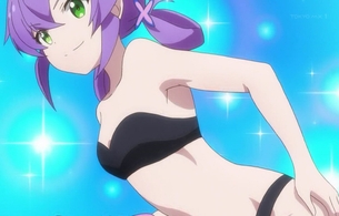 アニメ『スライム倒して300年』8話で女の子が服を脱いでえっちな全裸になるエロシーン！