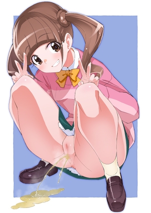 しゃがみこんでオシッコしてる女の子 その24
