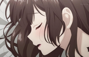 アニメ『ひげを剃る。そして女子高生を拾う。』9話でJKのオナニーで愛液びちゃびちゃシーン