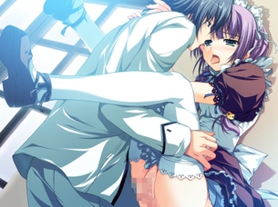 洋服の隙間から見えるおっぱいとかおまんことかがとってもエロい着衣セックス二次元エロ画像