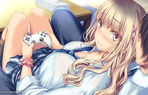 PS4/スイッチ版『キスから始まるギャルの恋』エロいブラが透けてる制服のえっちギャル！