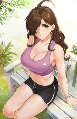 【2次】片目が髪で隠れてる女の子のエロ画像その13
