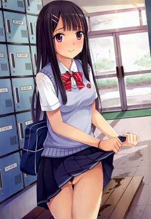 パンツを穿かない女子高生が急増中！ノーパン女子高生 その5
