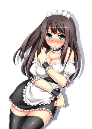 ご主人様には逆らえません！たとええっちなご命令をされても嫌とは言わないメイドさんの二次元エロ画像