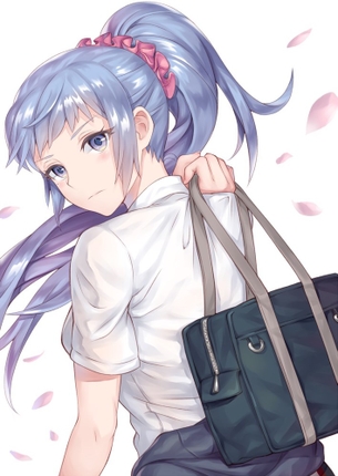 ポニーテールの二次フェチ画像。