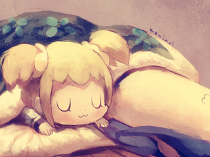 【もう！だめだよ】お布団の中でぐっすりねてる美少女達の二次画像【今ねたら・・・