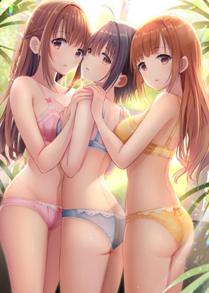 【二次元】下着・ランジェリー姿の美少女達のエロ画像 Part.16 50枚