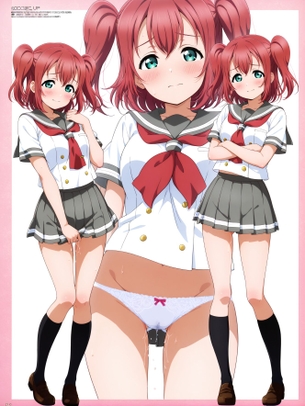 『stable-diffusion』【ラブライブ!サンシャイン!!】黒澤ルビィちゃんのAI画像を大量作成 その2-1