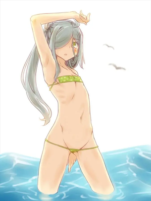 【エロ画像】艦隊これくしょんのエロコスプレの参考にしたくなる朝霜のキャラクター画像