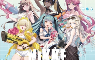 『勝利の女神：NIKKE』ロフトのポップアップショップでえっちな水着イラストのエログッズ！