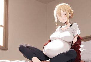 【ボテ腹】みんなの持ってるボテ腹エロ画像貼ってけ　その14【二次画像】