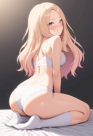[学園アイドルマスター][エロ画像]十王星南のソックス足裏だけでカウパー汁が出たよ♪