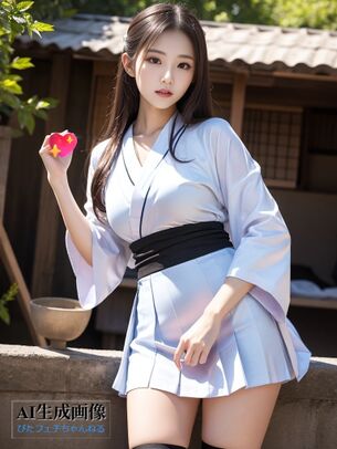 【和装】和服や着物アレンジな服を着た女性の三次風画像 part2【AI画像】