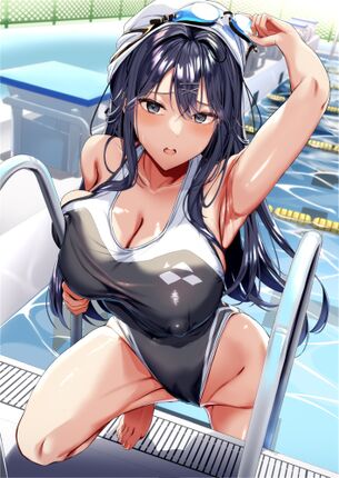 【二次】競泳水着女子のスポーティーな魅力が詰まった画像集