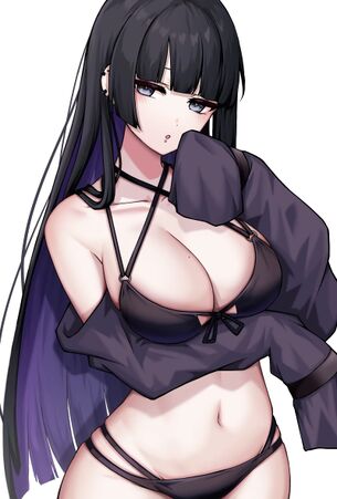 【二次元】ロングヘア、髪の長い美少女のエロ画像 Part.6 50枚