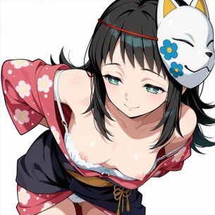 [鬼滅の刃][エロ画像]真菰(まこも)のナチュラルな乳首でシコったよ～♪