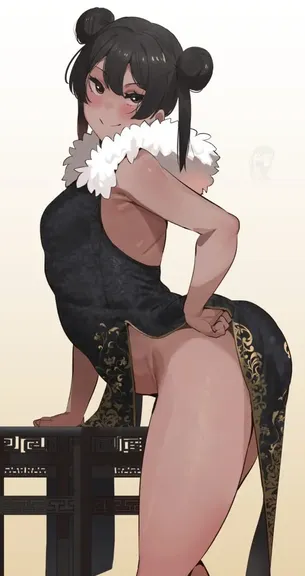 チャイナ服の背徳感あふれるエロ画像