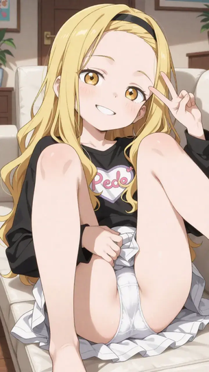 [タコピーの原罪][エロ画像]雲母坂まりなの純白パンチラでペ〇スが隆起したよ♪