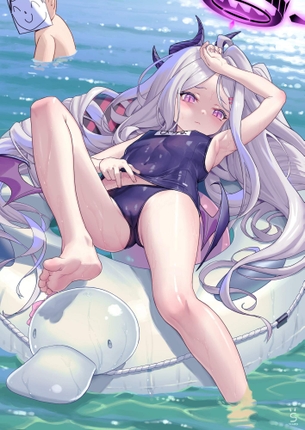 濃紺のスクール水着と可愛いロリっこの組み合わせが萌えっちぃ画像♪ ㉙