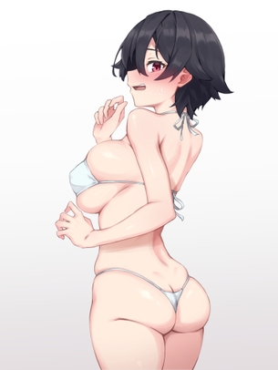 【二次】半ケツは正義！割れ目チラ見せ美女まとめ【画像】