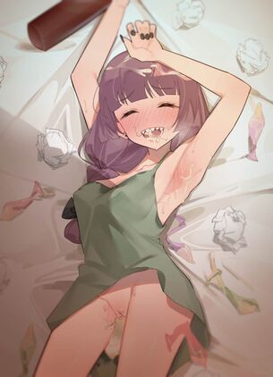 【画像】死ぬほどセックスして、使用済みコンドームが大量にある生々しい二次エロイラスト集