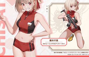 『勝利の女神：NIKKE』と『リコリス・リコイル』のコラボでえっちな千束とたきなの衣装！