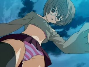【画像】最近のアニメ、縞パンが足りない