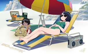 『ガンダムジークアクス』制作スタッフ、シイコのエッチなファンアートを描く