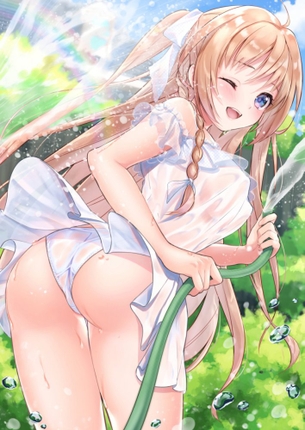 【非・微エロ】元気をもらえるプレイフル美少女の二次画像まとめ その２４