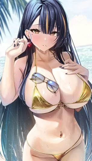 おへそのエッチな部分を奥の奥まで堪能できるエロ画像