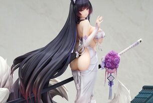 『アズールレーン』武蔵のお尻丸出しのドスケベウェディングドレスのエロフィギュア！