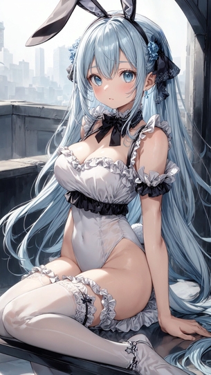 【AIイラスト】フリルが付いた服を着た女の子のAI画像まとめ【アニメ調】 [AI Generated]