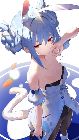 【バーチャルyoutuber】兎田ぺこらのがっつりむしゃぶりつきたいおっぱいエロ画像で即抜き！