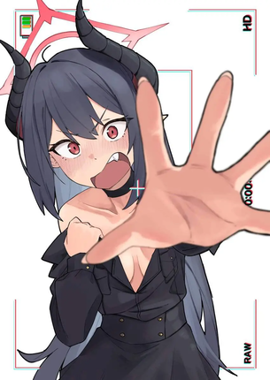 ブルーアーカイブの二次元エロ画像。