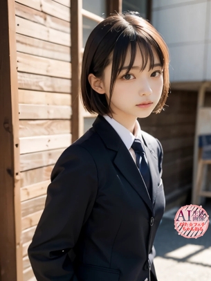 【JK】可愛い女子校生ちゃんの三次風画像【AI写真】