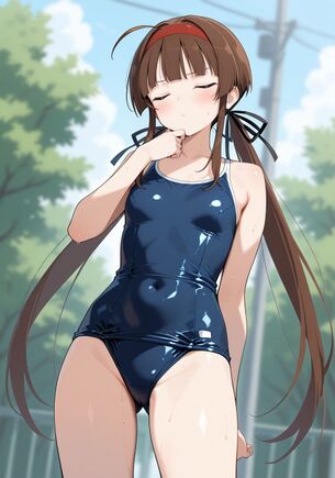 【スク水】あの日、もっと見ておけばよかったスク水画像がこちら…　その14【二次画像】