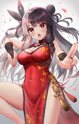 チャイナドレスの萌えイラスト・エロ画像 20枚