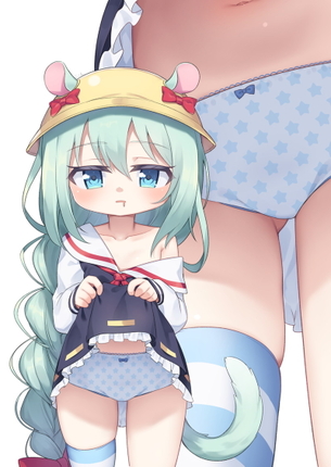 【二次】自分で服を捲って下着や身体を見せるたくし上げエロ画像 Part１３