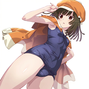 【画像】スク水撫子はぁはぁ
