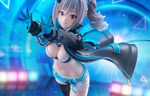 『アイドルマスターシンデレラガールズ』神崎蘭子のえっちなおっぱい衣装のエロフィギュア！