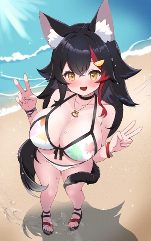 【二次】ダブルピースのメチャシコで可愛い女の子のエッチな画像